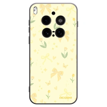 Picasee Μαύρη θήκη σιλικόνης για Vivo X300 Pro - Honey Blossom