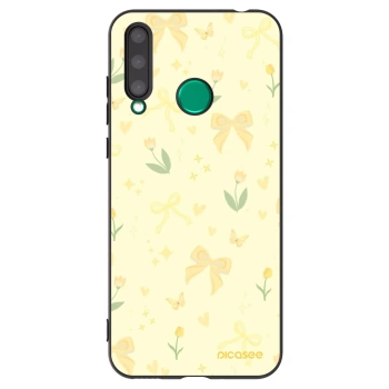 Picasee Μαύρη θήκη σιλικόνης για Honor 20 Lite - Honey Blossom