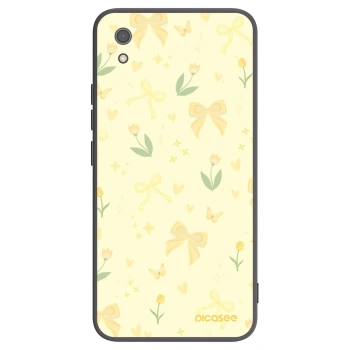 Picasee Μαύρη θήκη σιλικόνης για Xiaomi Redmi 7A - Honey Blossom