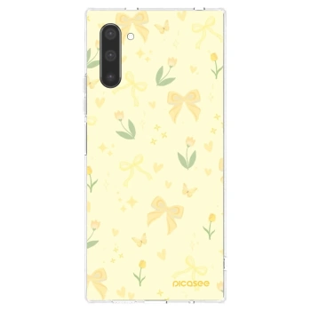 Picasee διαφανής θήκη σιλικόνης Samsung Galaxy Note 10 N970F - Honey Blossom