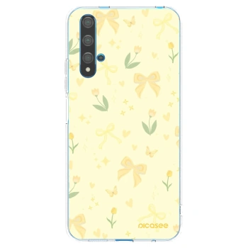 Picasee διαφανής θήκη σιλικόνης Huawei Nova 5T - Honey Blossom