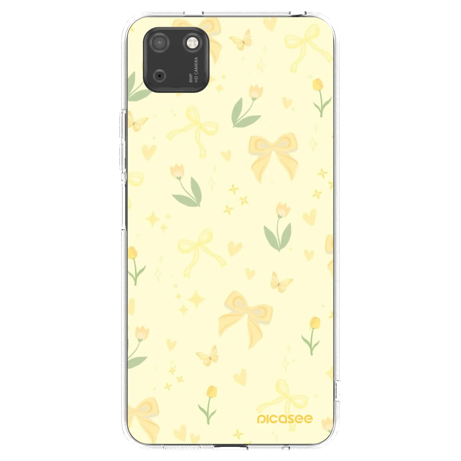 Picasee διαφανής θήκη σιλικόνης Huawei Y5P - Honey Blossom