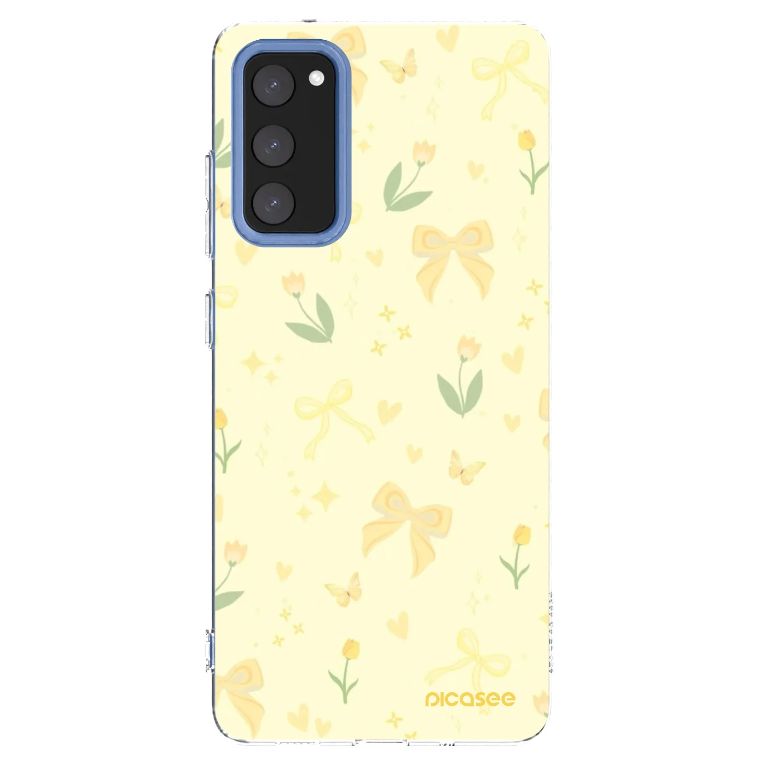 Picasee διαφανής θήκη σιλικόνης Samsung Galaxy S20 FE - Honey Blossom