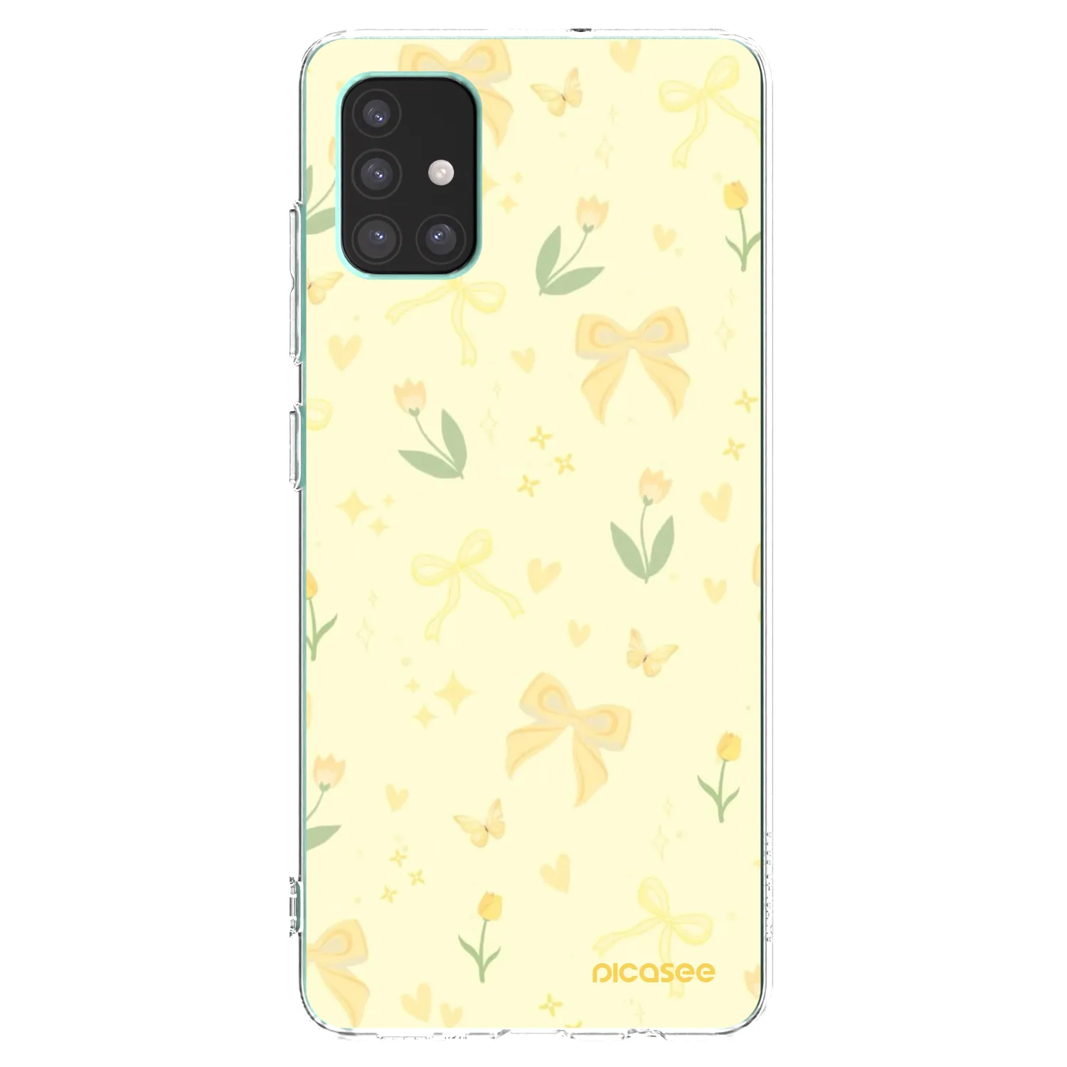Picasee διαφανής θήκη σιλικόνης Samsung Galaxy M51 M515F - Honey Blossom