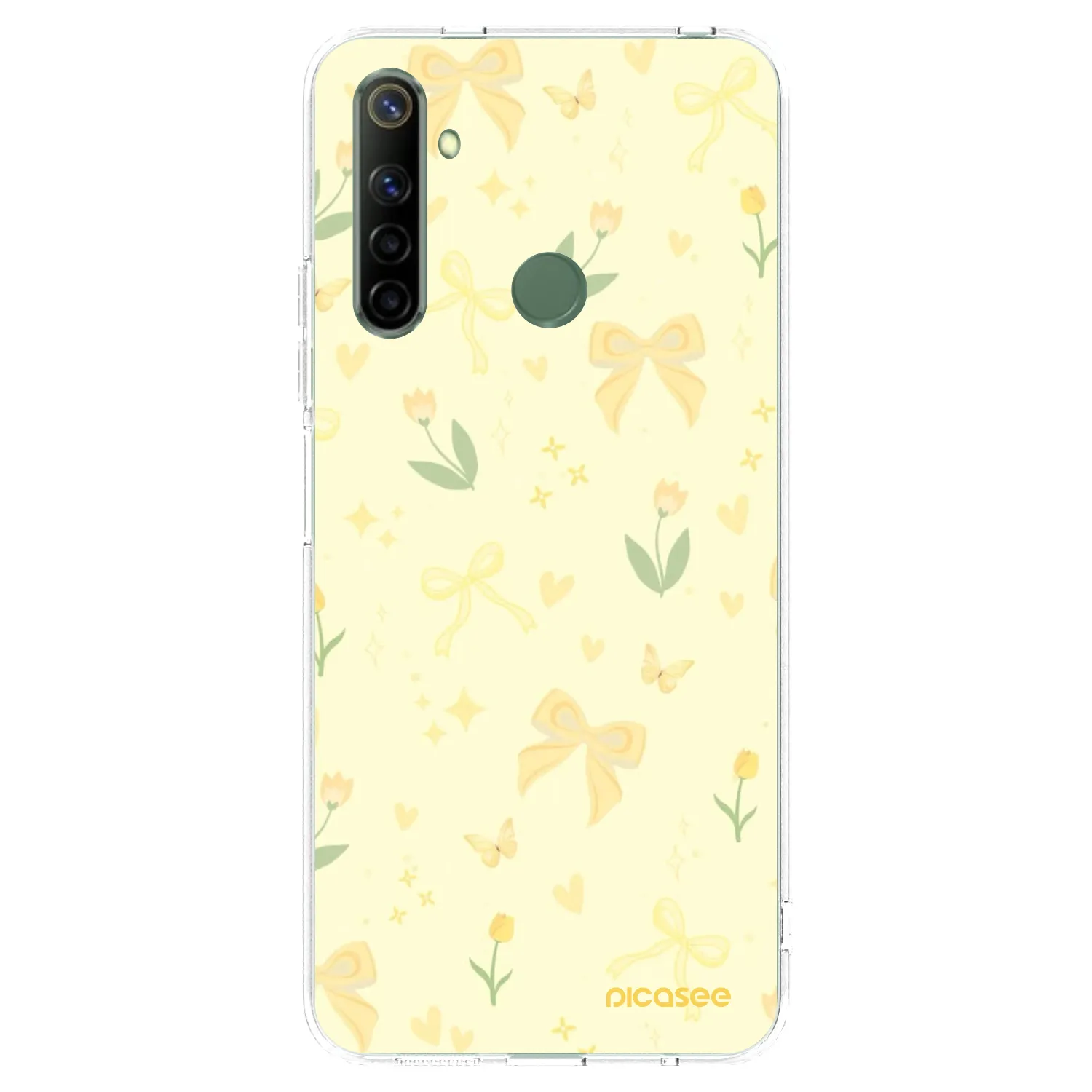 Picasee διαφανής θήκη σιλικόνης Realme 6i - Honey Blossom