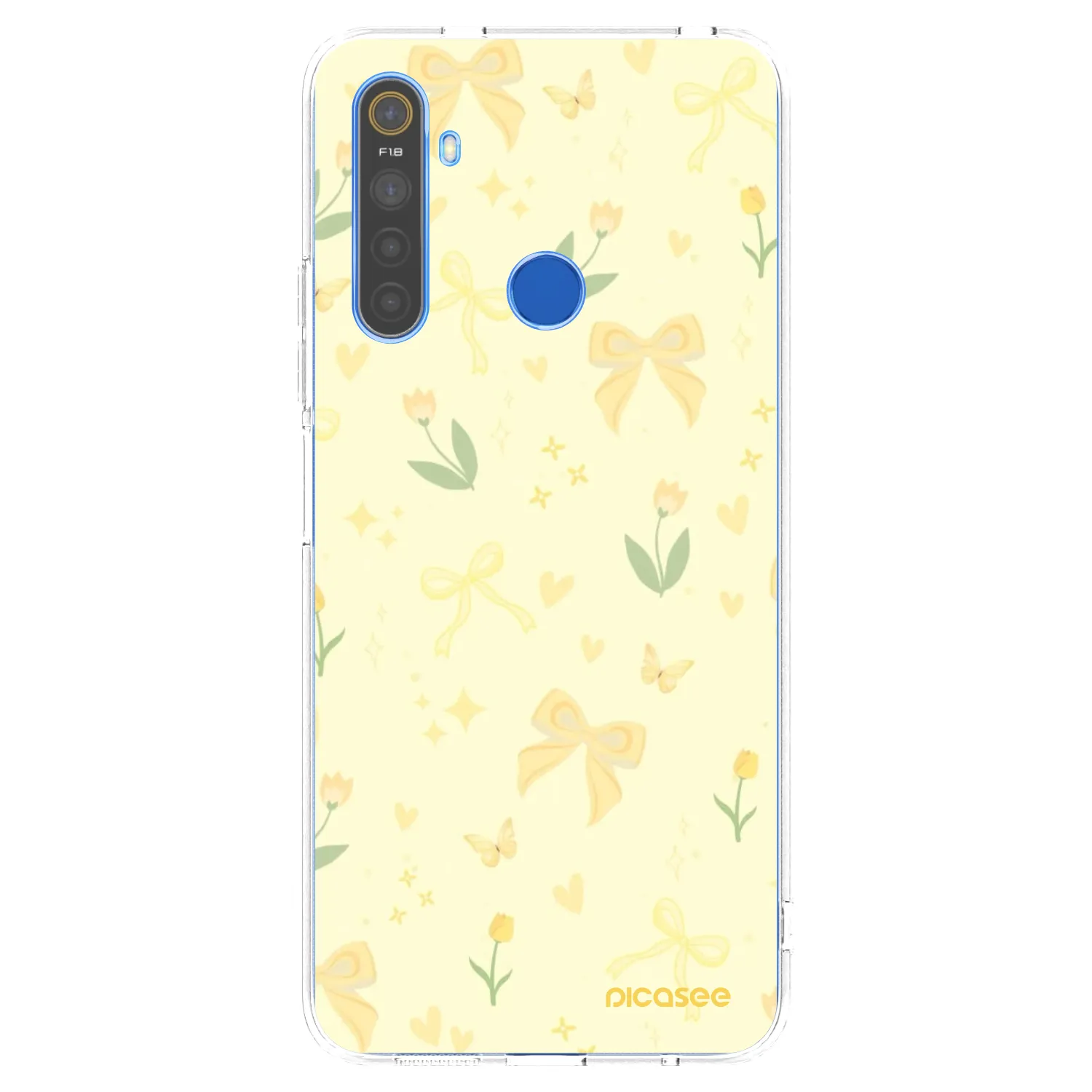 Picasee διαφανής θήκη σιλικόνης Realme 5 - Honey Blossom