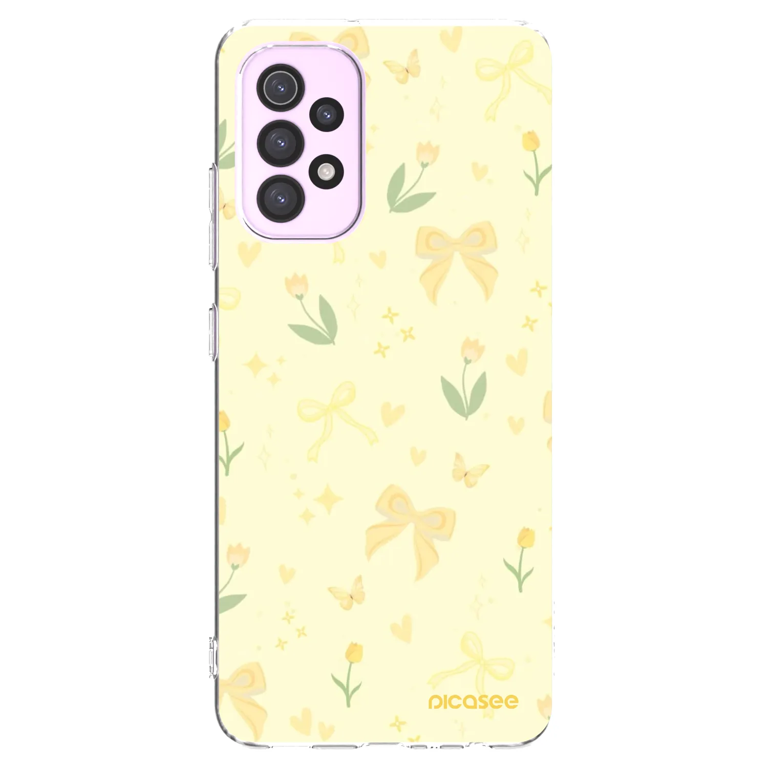 Picasee διαφανής θήκη σιλικόνης Samsung Galaxy A32 5G A326B - Honey Blossom