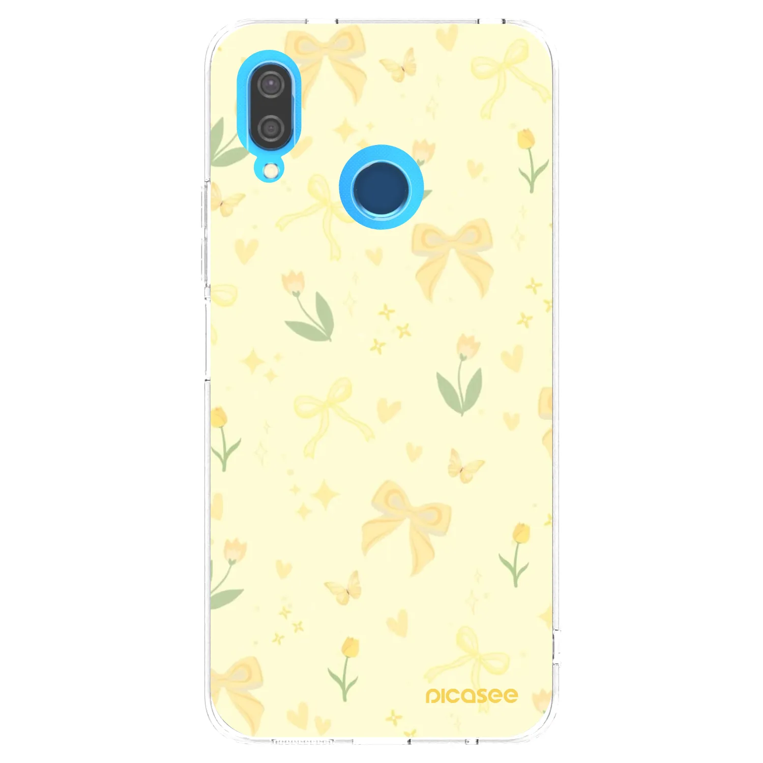 Picasee διαφανής θήκη σιλικόνης Huawei P20 Lite - Honey Blossom