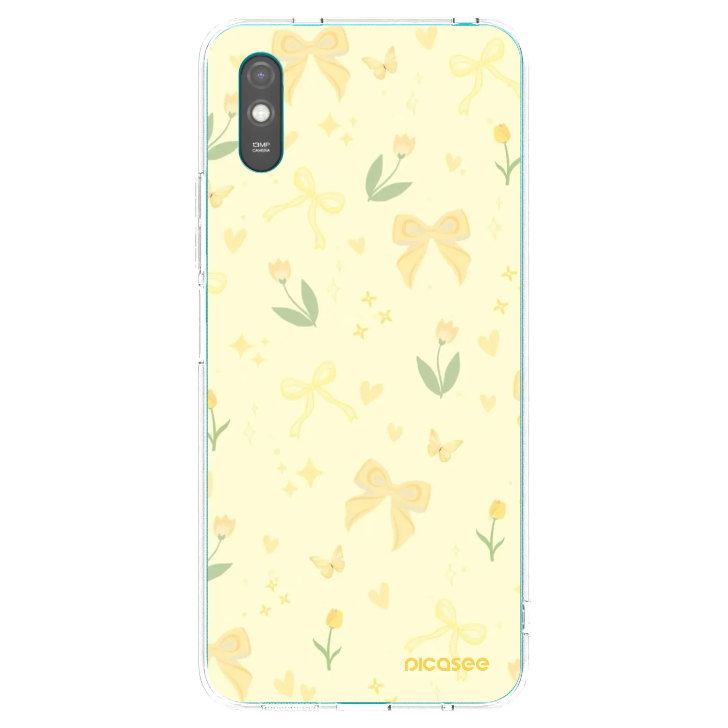 Picasee διαφανής θήκη σιλικόνης Xiaomi Redmi 9AT - Honey Blossom