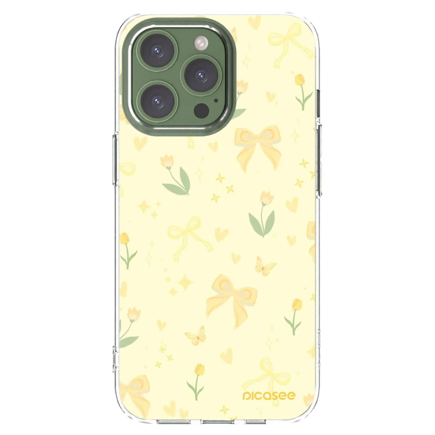Picasee διαφανής θήκη σιλικόνης Apple iPhone 13 Pro - Honey Blossom