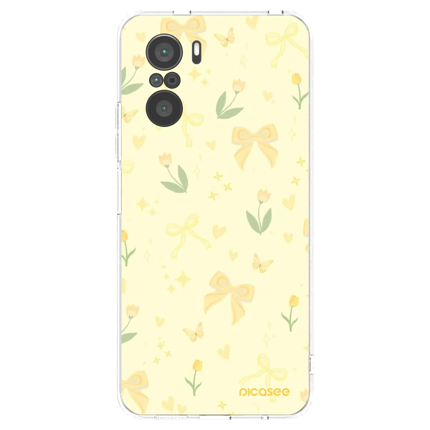 Picasee διαφανής θήκη σιλικόνης Xiaomi Poco F3 - Honey Blossom