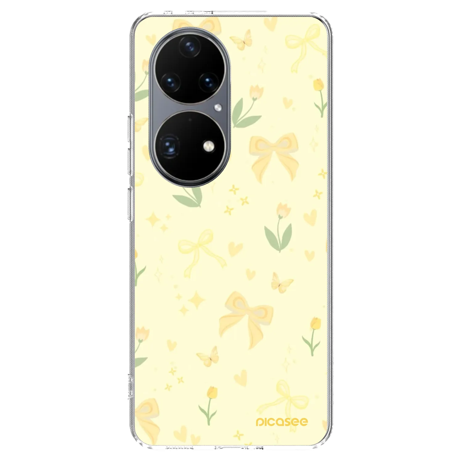 Picasee διαφανής θήκη σιλικόνης Huawei P50 - Honey Blossom