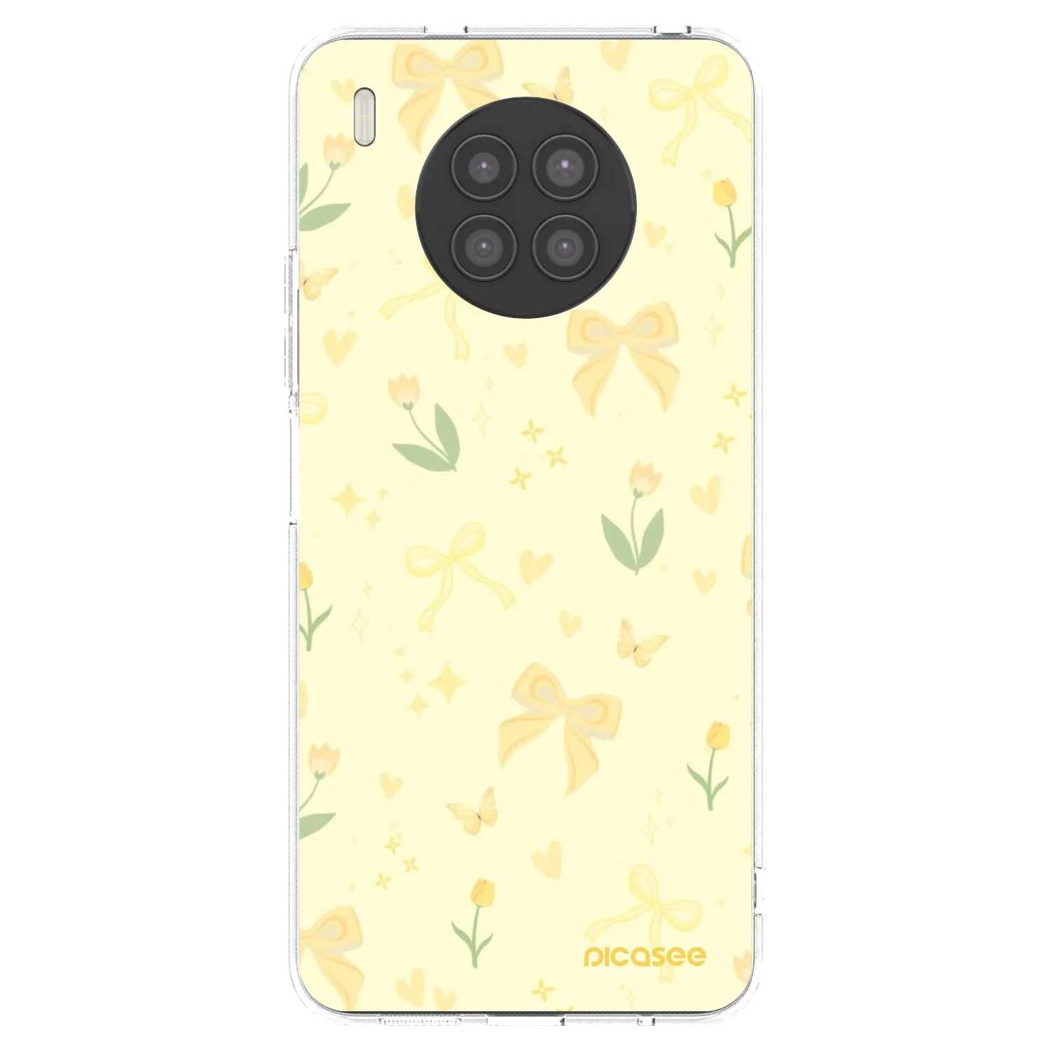 Picasee διαφανής θήκη σιλικόνης Huawei Nova 8i - Honey Blossom