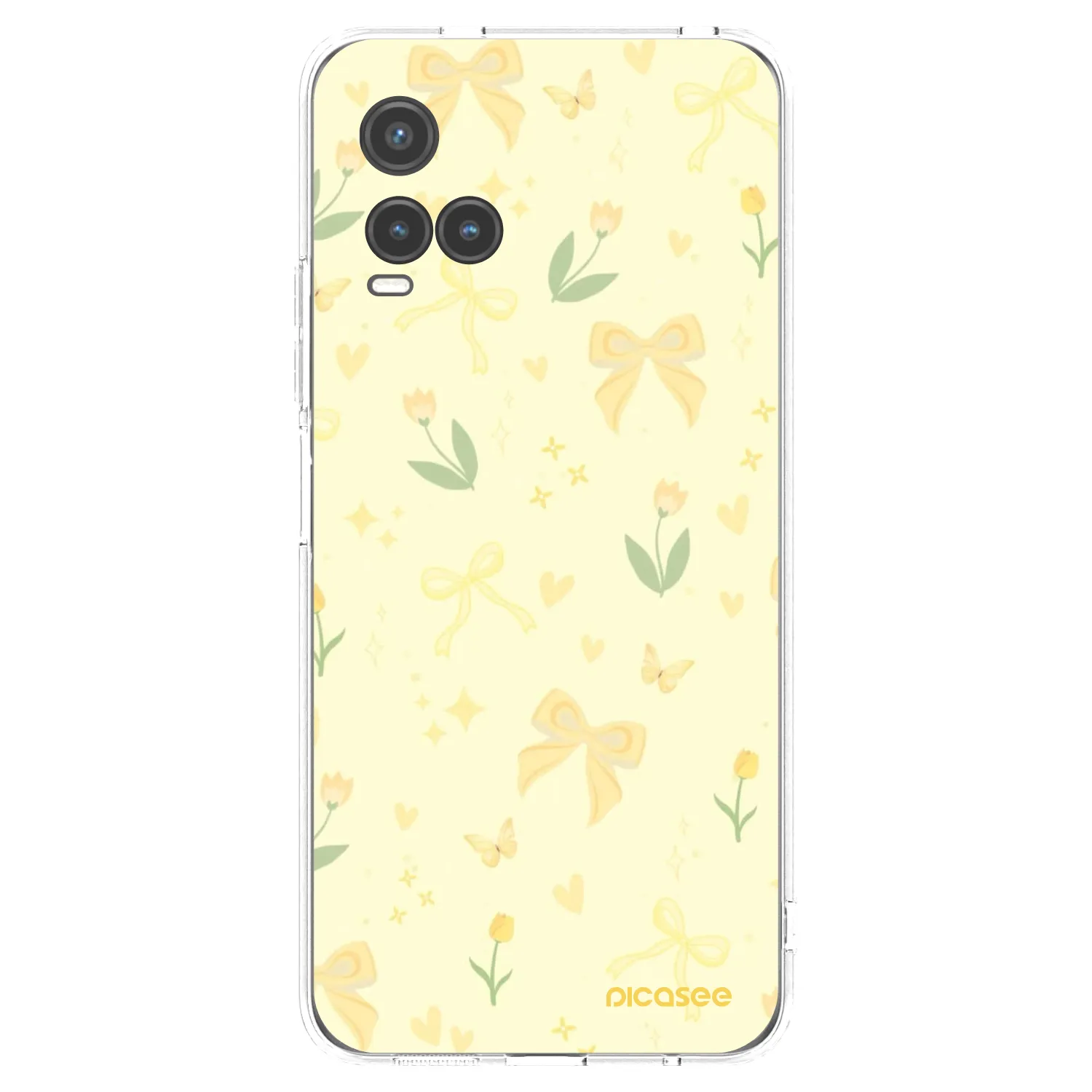 Picasee διαφανής θήκη σιλικόνης Vivo Y33s - Honey Blossom