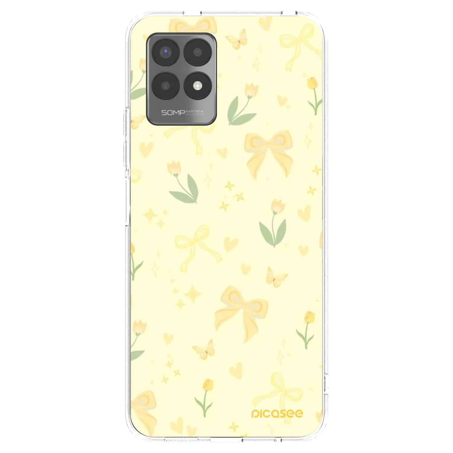 Picasee διαφανής θήκη σιλικόνης Realme 8i - Honey Blossom