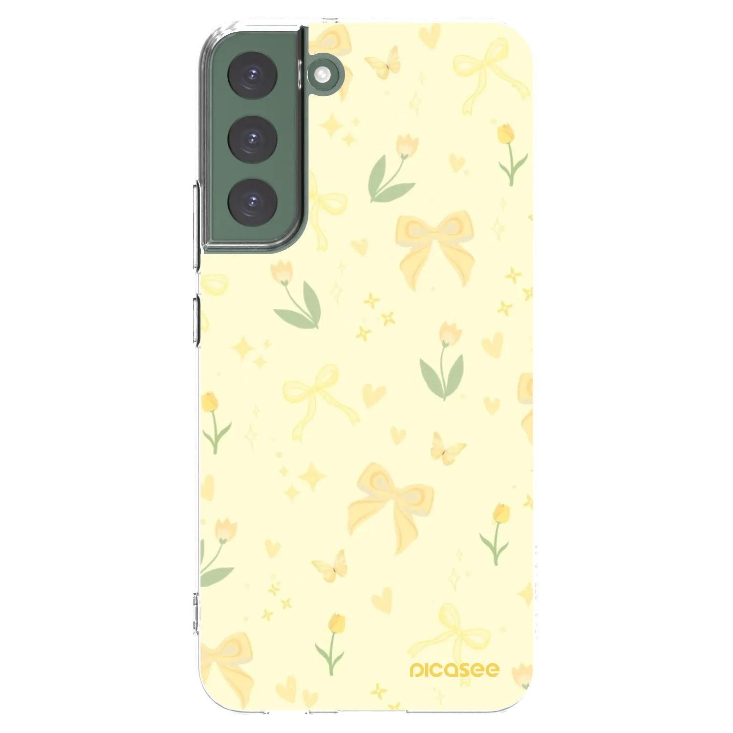 Picasee διαφανής θήκη σιλικόνης Samsung Galaxy S22+ 5G - Honey Blossom