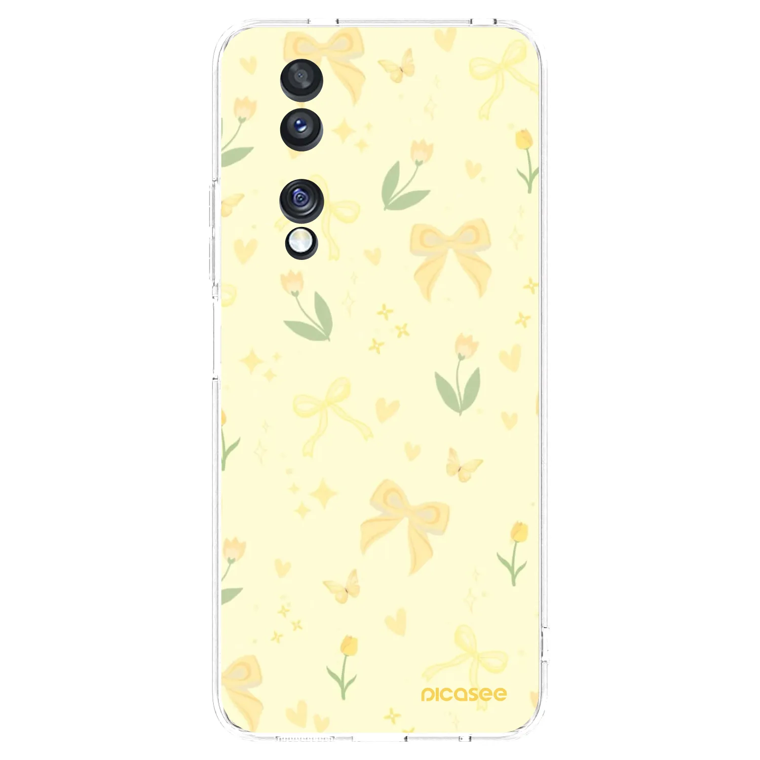 Picasee διαφανής θήκη σιλικόνης Honor 70 - Honey Blossom