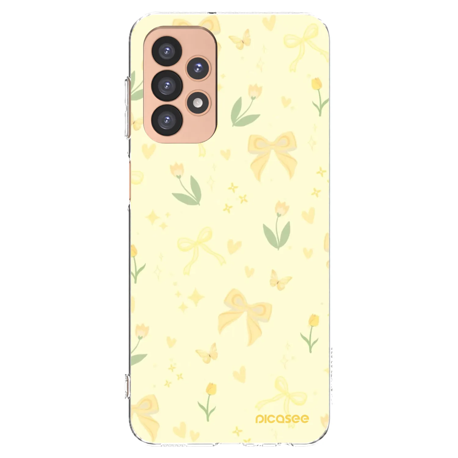 Picasee διαφανής θήκη σιλικόνης Samsung Galaxy A23 A236B 5G - Honey Blossom