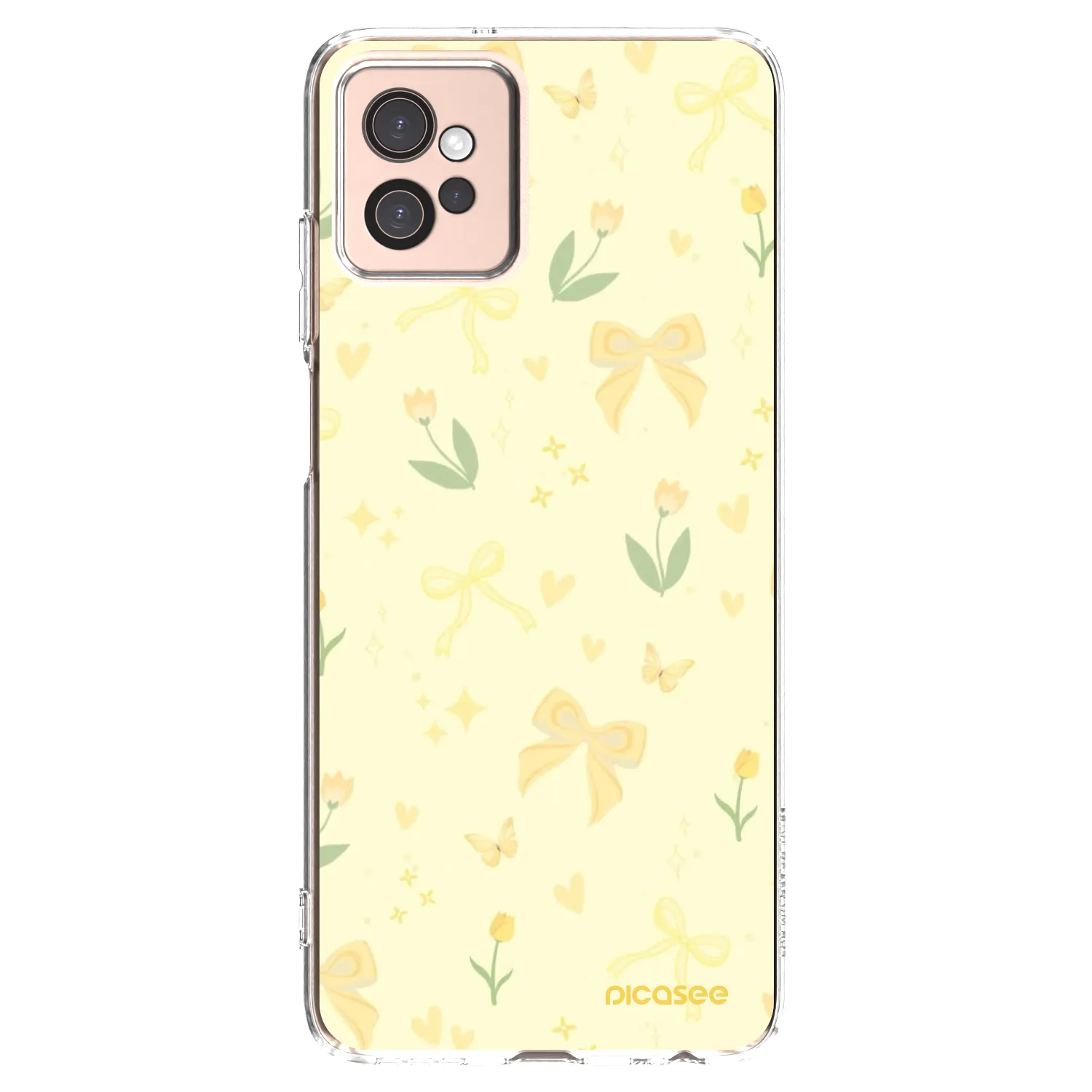 Picasee διαφανής θήκη σιλικόνης Motorola Moto G32 - Honey Blossom