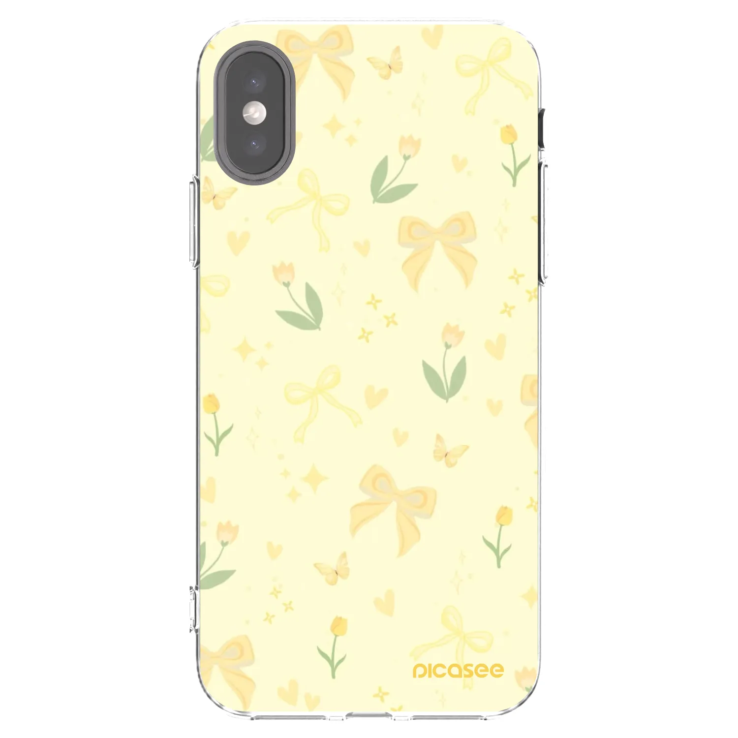 Picasee διαφανής θήκη σιλικόνης Apple iPhone X/XS - Honey Blossom