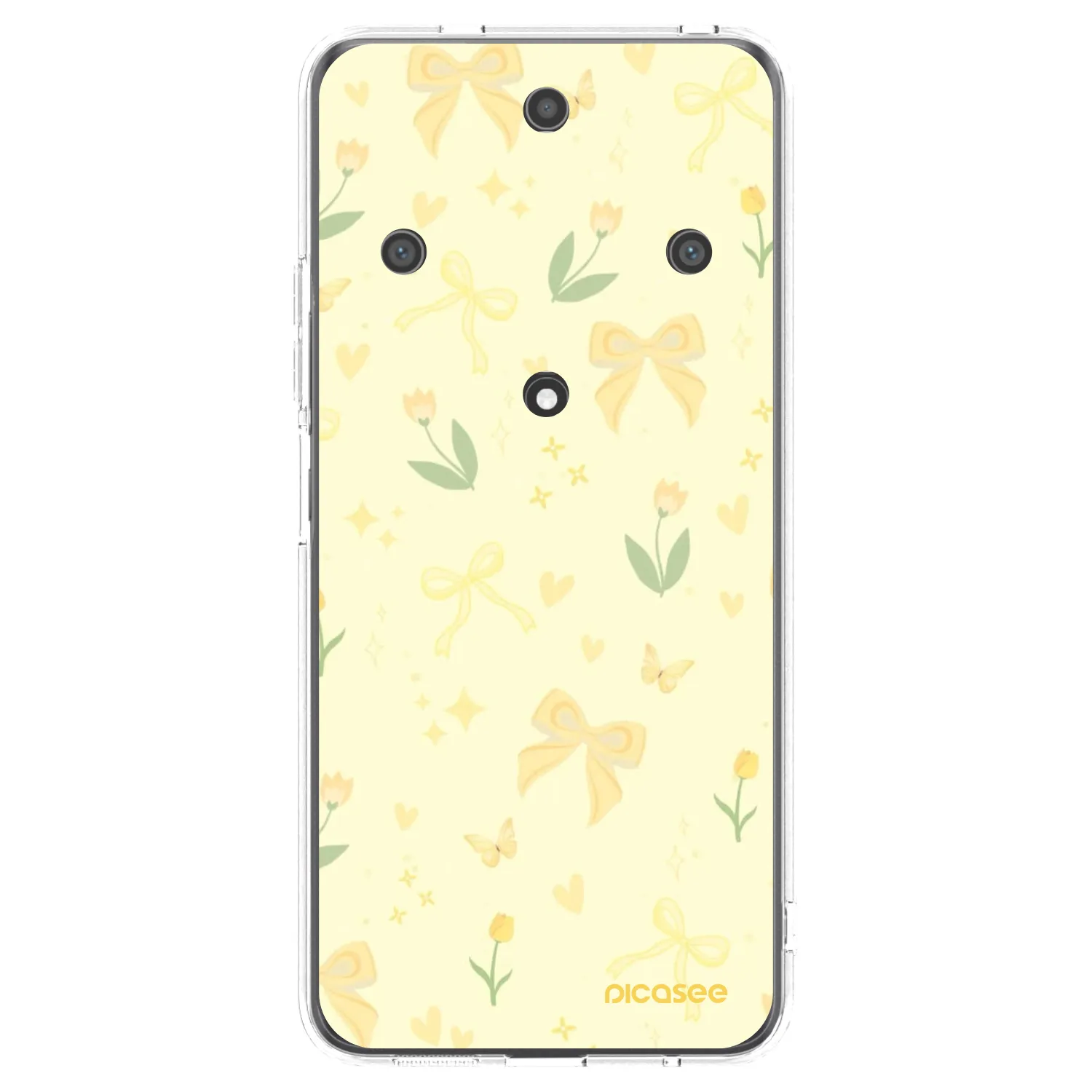 Picasee διαφανής θήκη σιλικόνης Honor Magic5 Lite 5G - Honey Blossom