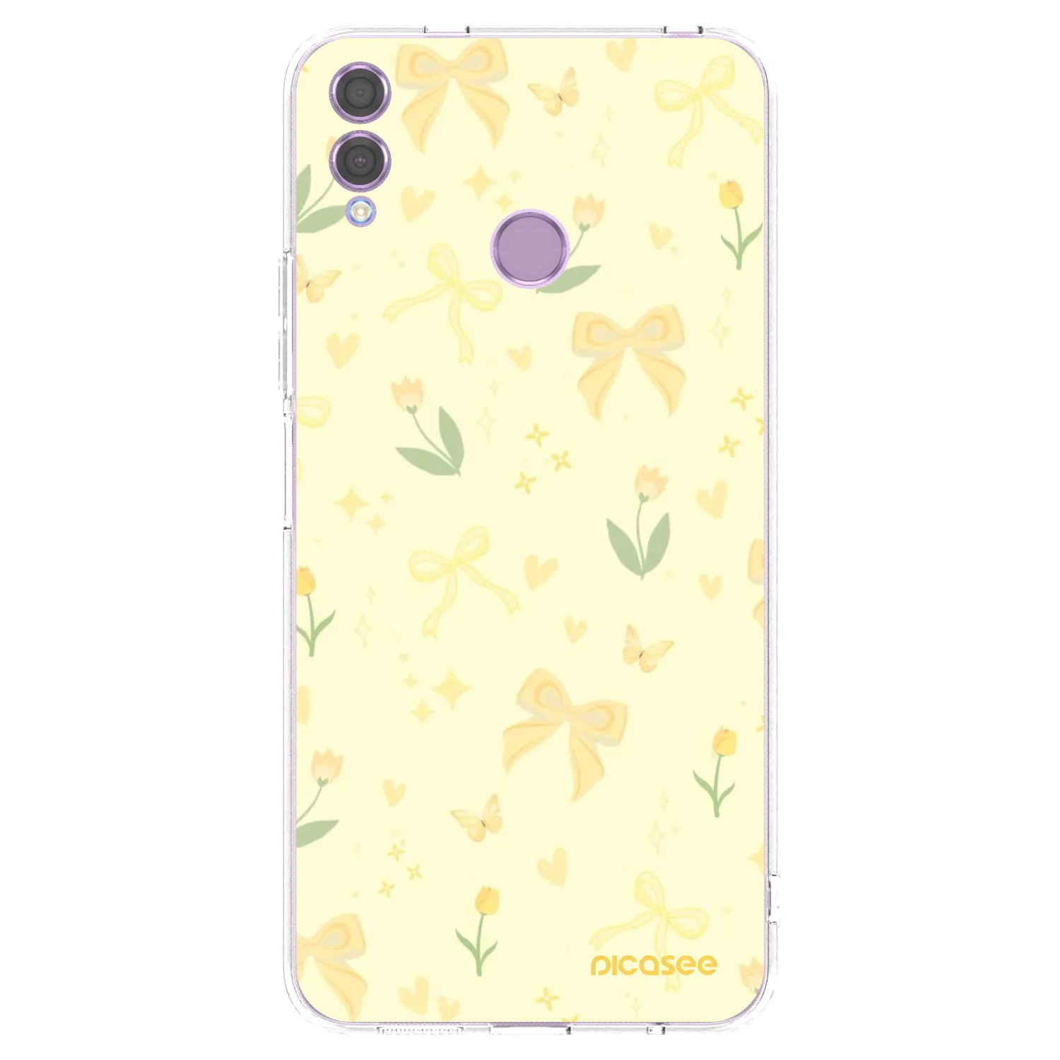 Picasee διαφανής θήκη σιλικόνης Honor 8X - Honey Blossom