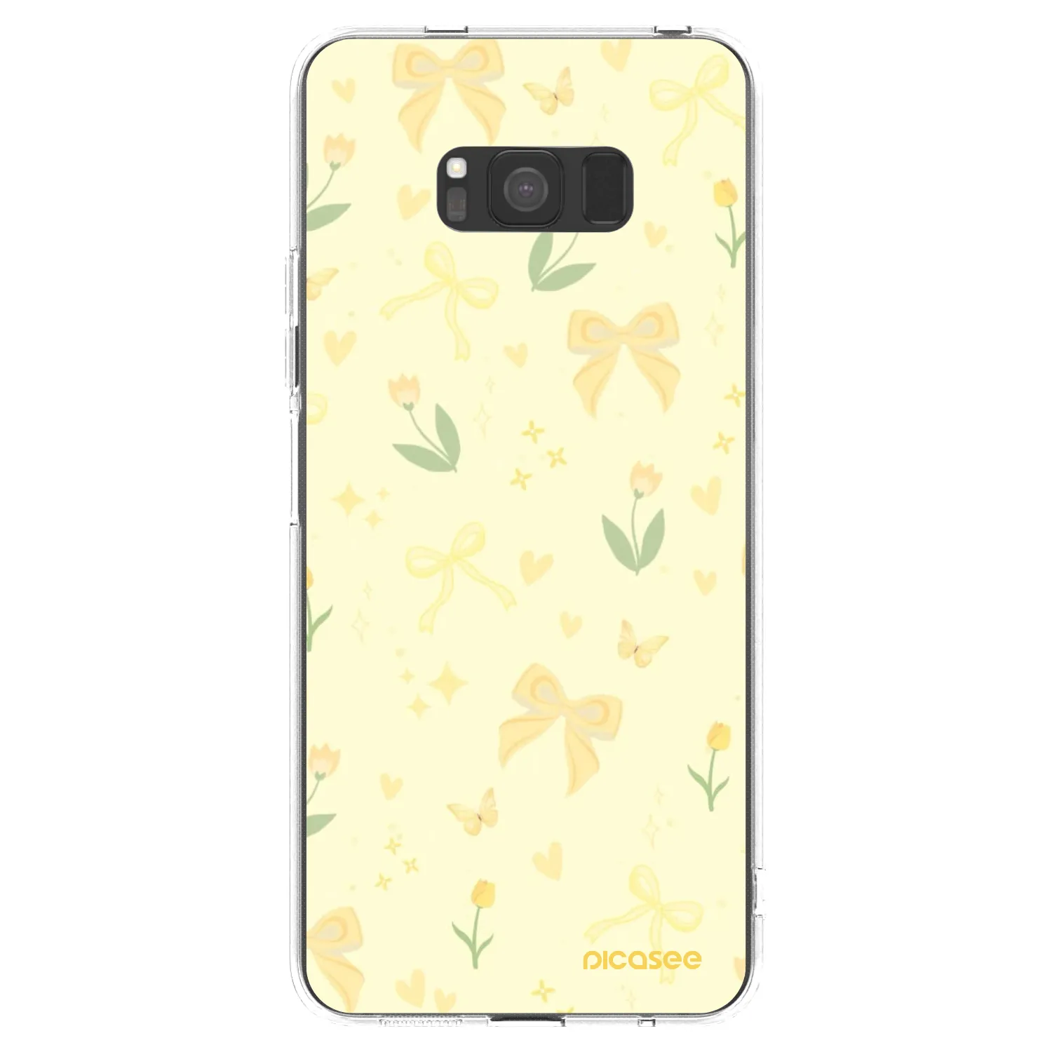 Picasee διαφανής θήκη σιλικόνης Samsung Galaxy S8 G950F - Honey Blossom