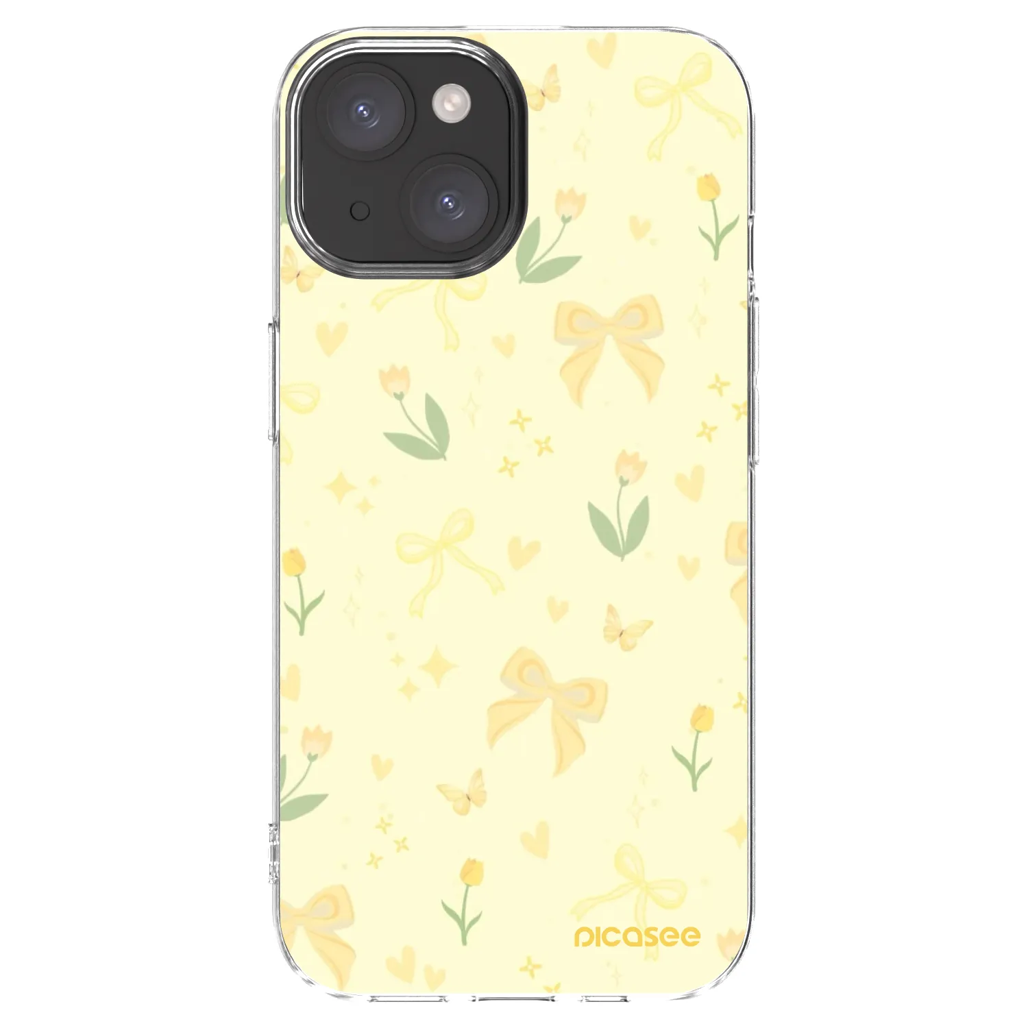 Picasee διαφανής θήκη σιλικόνης Apple iPhone 15 - Honey Blossom