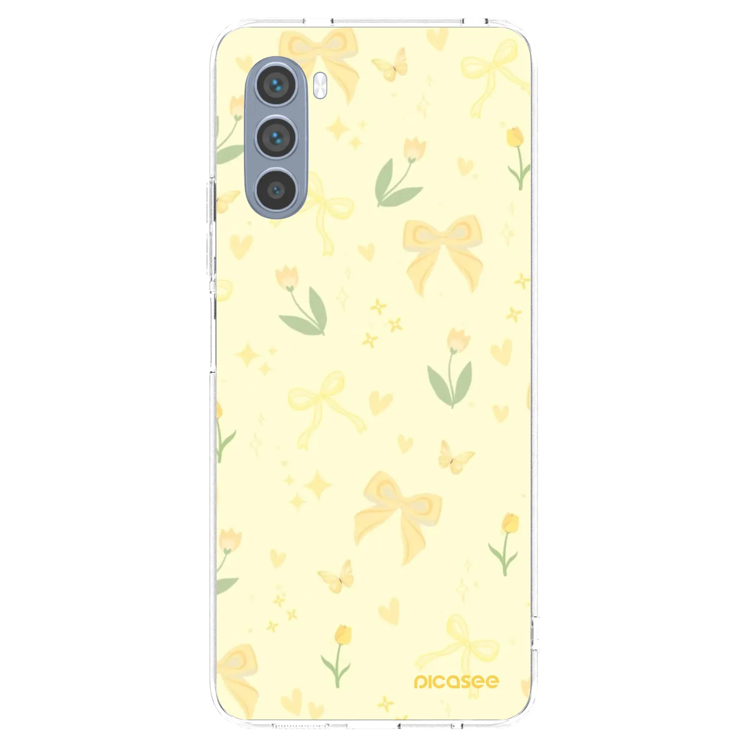 Picasee διαφανής θήκη σιλικόνης Motorola Moto G62 - Honey Blossom