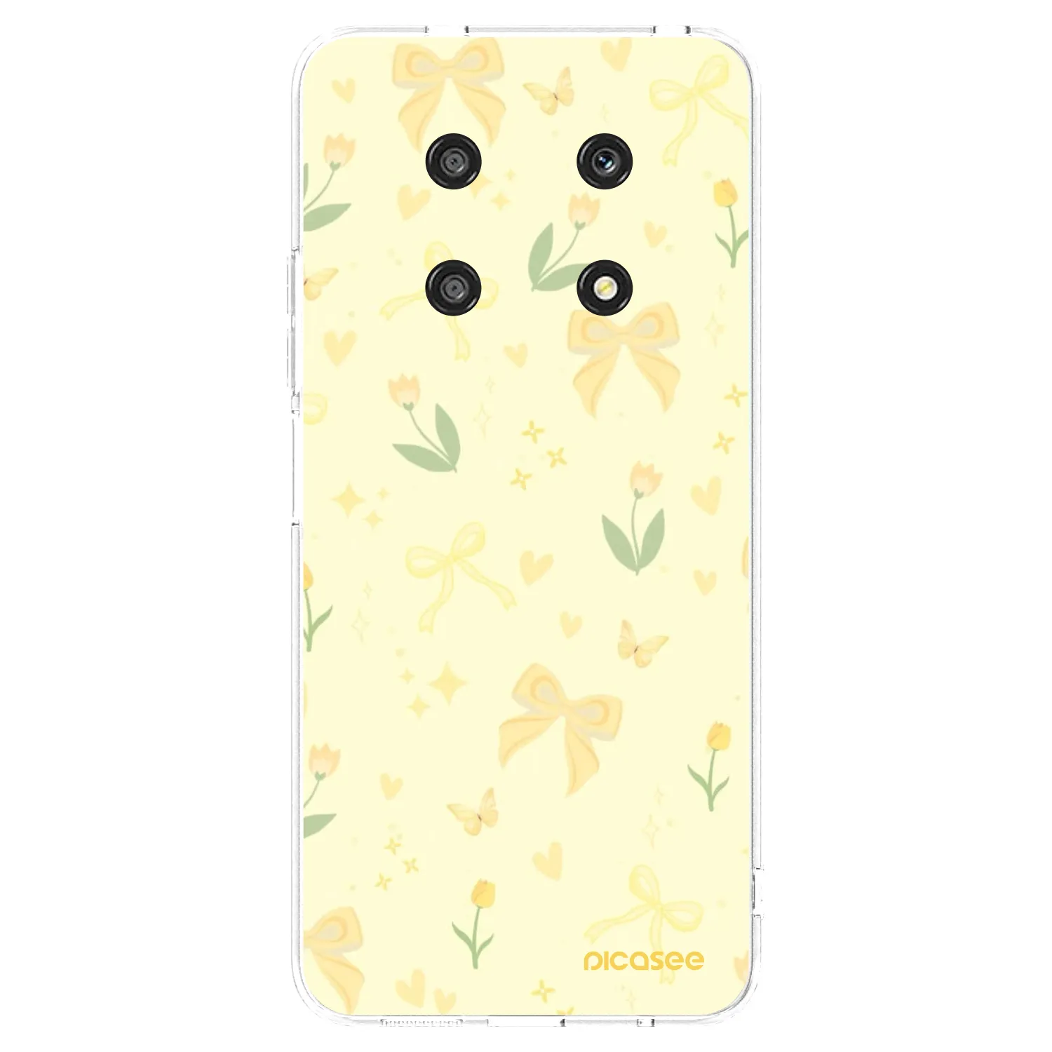 Picasee διαφανής θήκη σιλικόνης Honor Magic4 Lite 5G - Honey Blossom