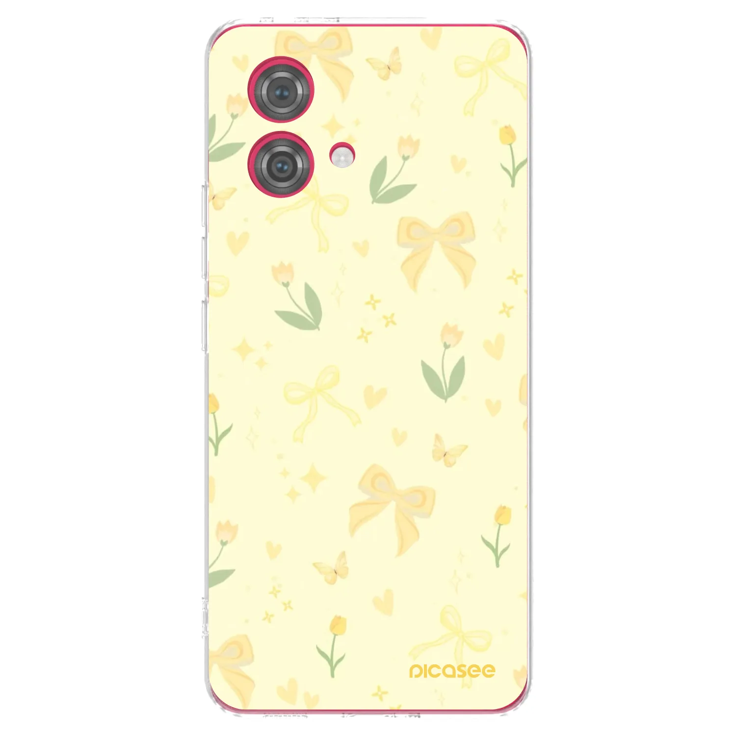 Picasee διαφανής θήκη σιλικόνης Motorola Moto G84 5G - Honey Blossom