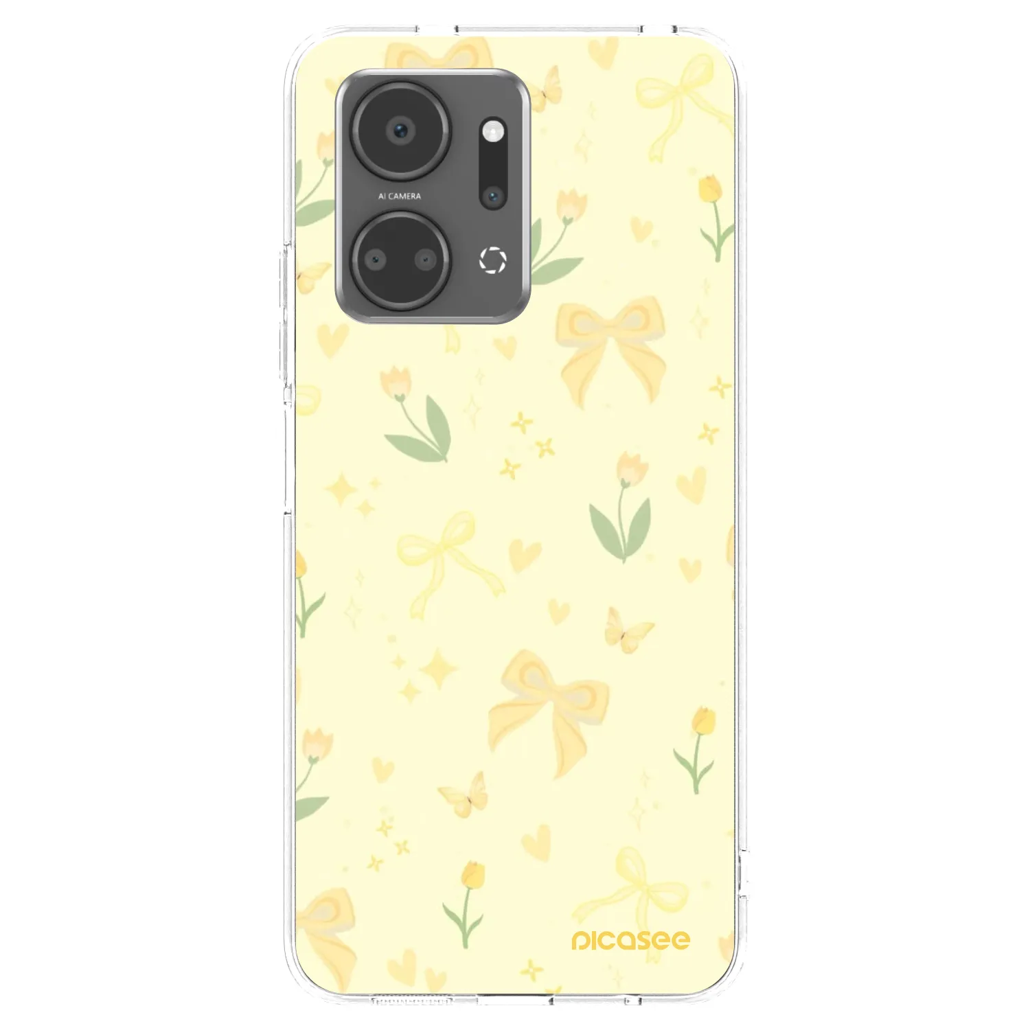 Picasee διαφανής θήκη σιλικόνης Honor X7a - Honey Blossom