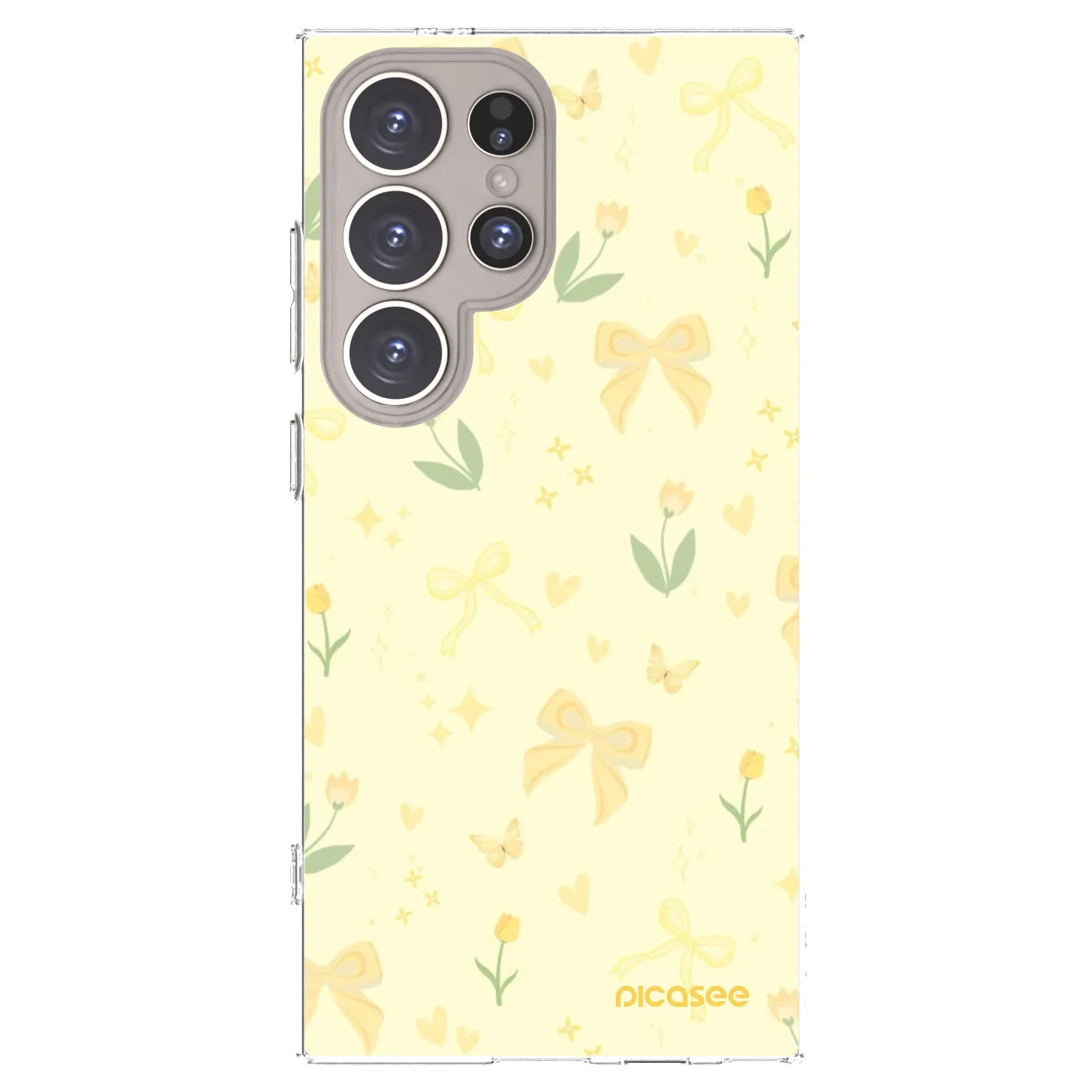 Picasee διαφανής θήκη σιλικόνης Samsung Galaxy S24 Ultra S928B 5G - Honey Blossom