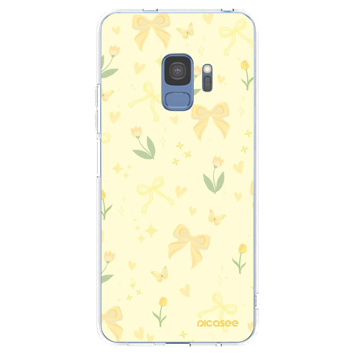 Picasee διαφανής θήκη σιλικόνης Samsung Galaxy S9 G960F - Honey Blossom
