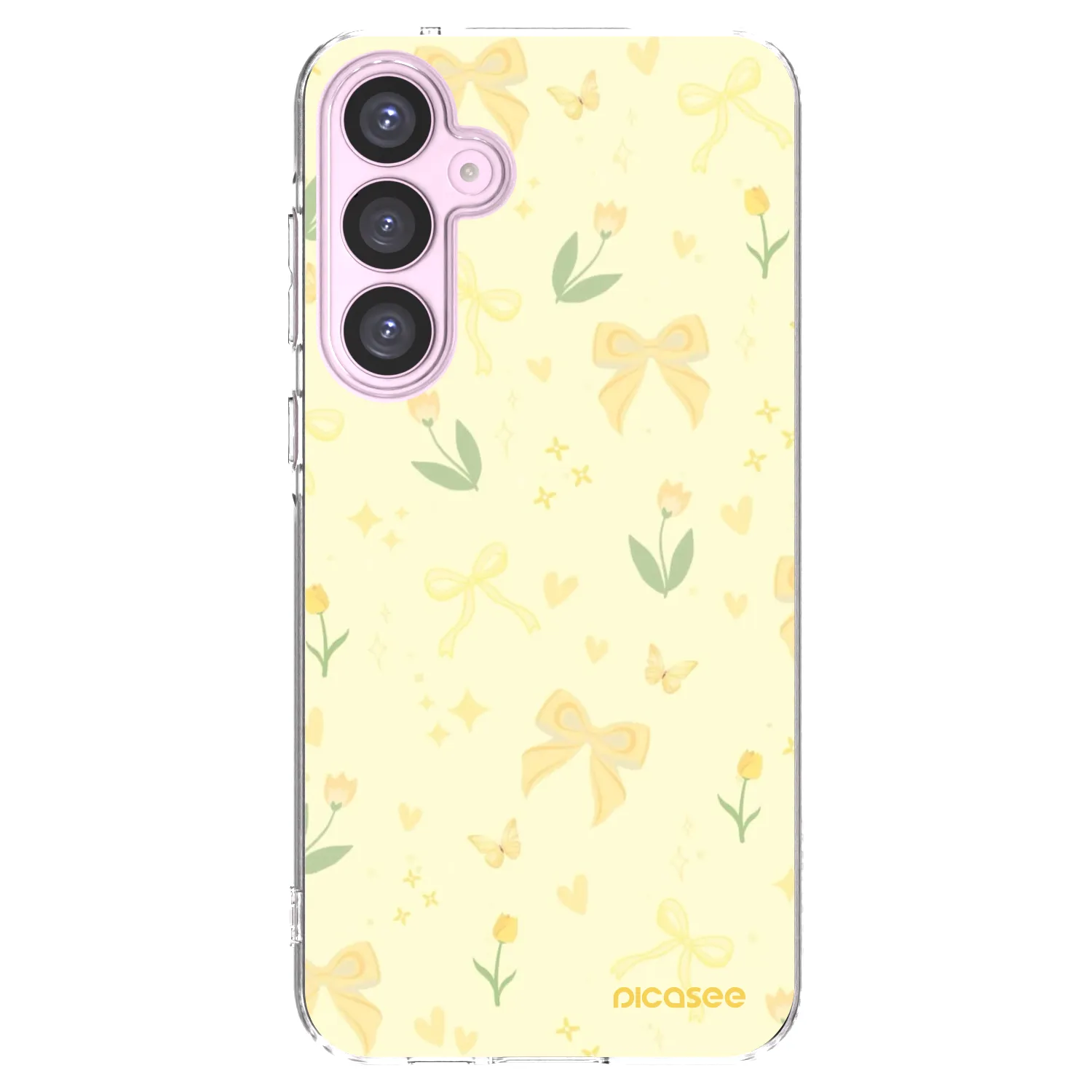 Picasee διαφανής θήκη σιλικόνης Samsung Galaxy A55 5G A556B - Honey Blossom
