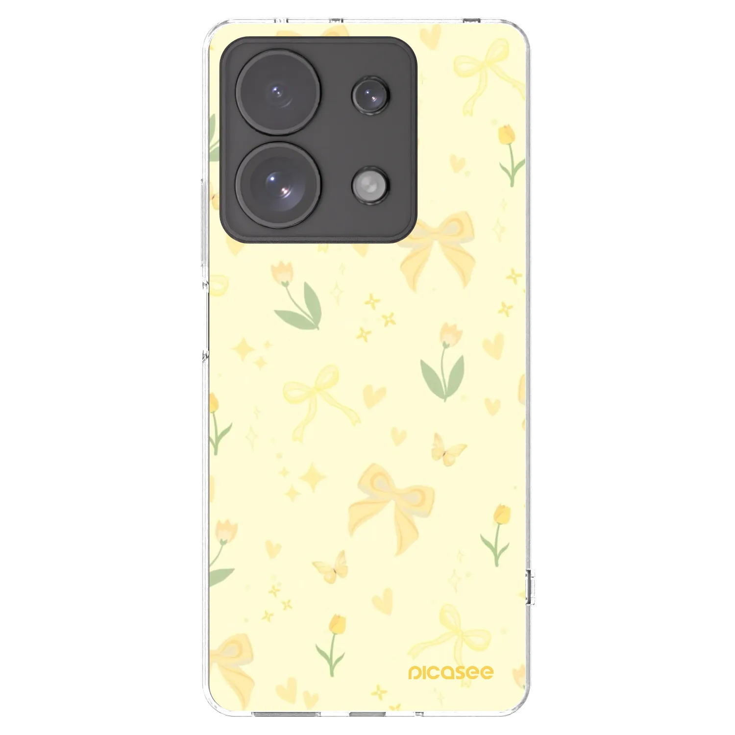 Picasee διαφανής θήκη σιλικόνης Xiaomi Redmi Note 13 Pro 4G - Honey Blossom