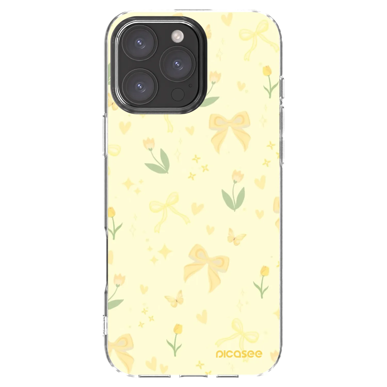 Picasee διαφανής θήκη σιλικόνης Apple iPhone 16 Pro Max - Honey Blossom