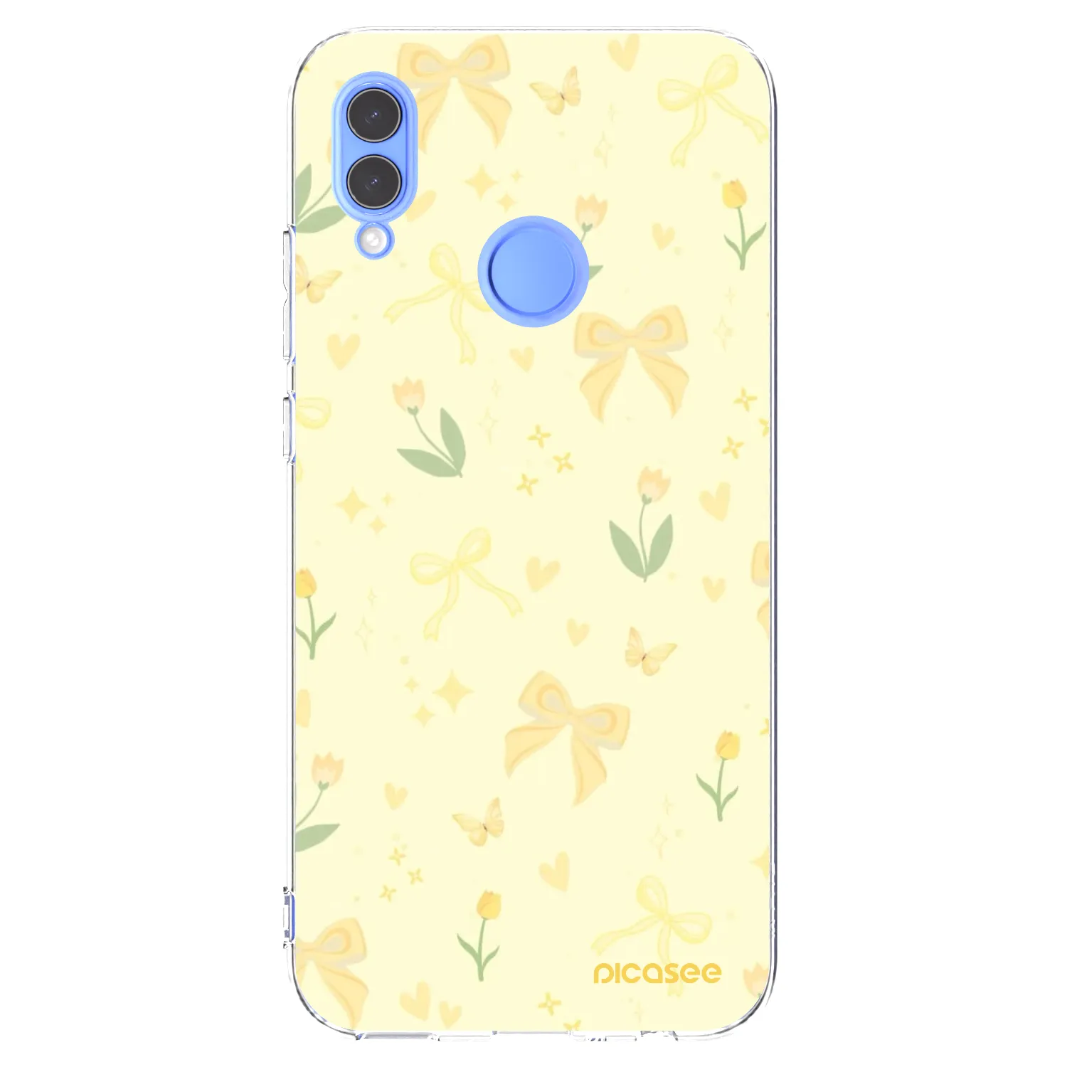 Picasee διαφανής θήκη σιλικόνης Huawei P Smart 2019 - Honey Blossom