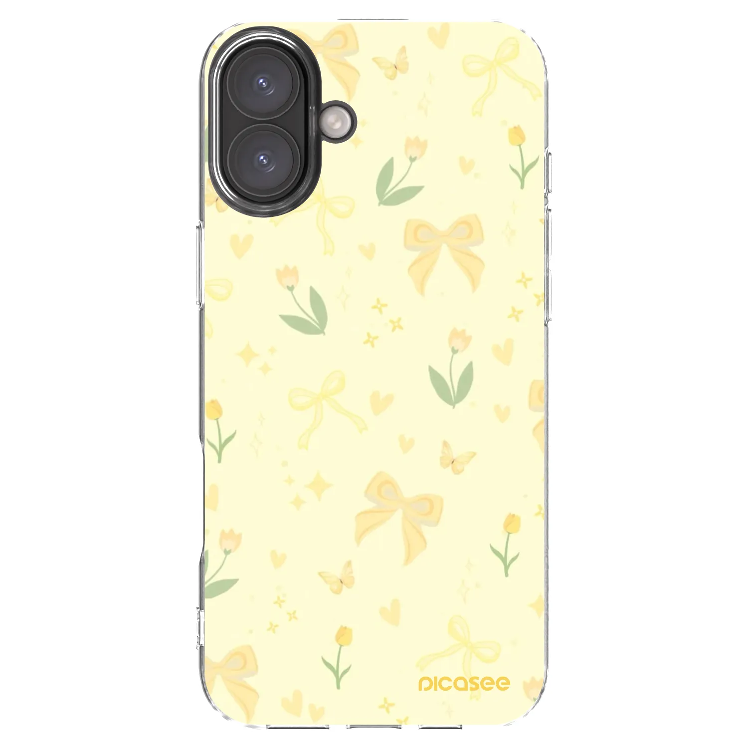 Picasee διαφανής θήκη σιλικόνης Apple iPhone 16 Plus - Honey Blossom