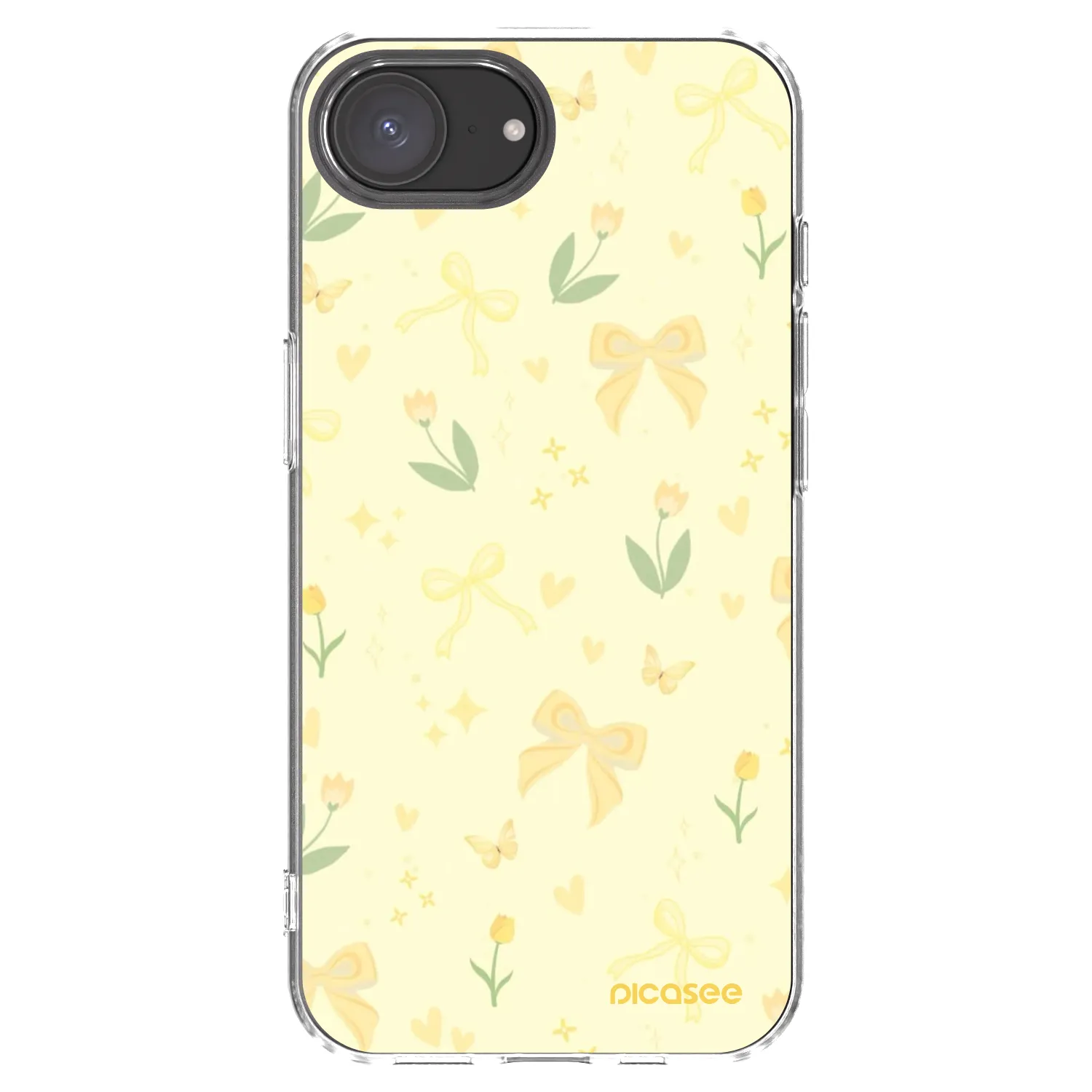 Picasee διαφανής θήκη σιλικόνης Apple iPhone 16e - Honey Blossom