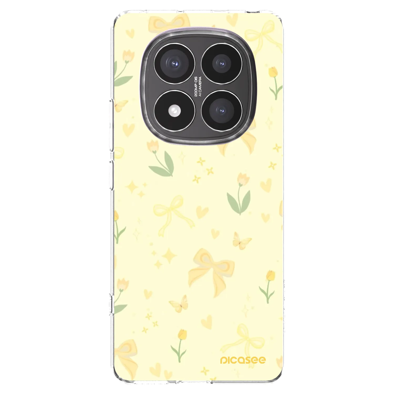 Picasee διαφανής θήκη σιλικόνης Xiaomi Redmi Note 14 Pro+ 5G - Honey Blossom