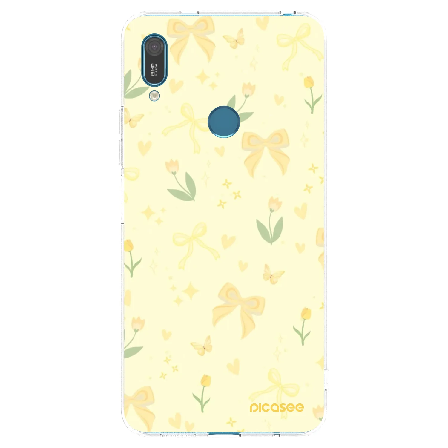 Picasee διαφανής θήκη σιλικόνης Huawei Y7 2019 - Honey Blossom