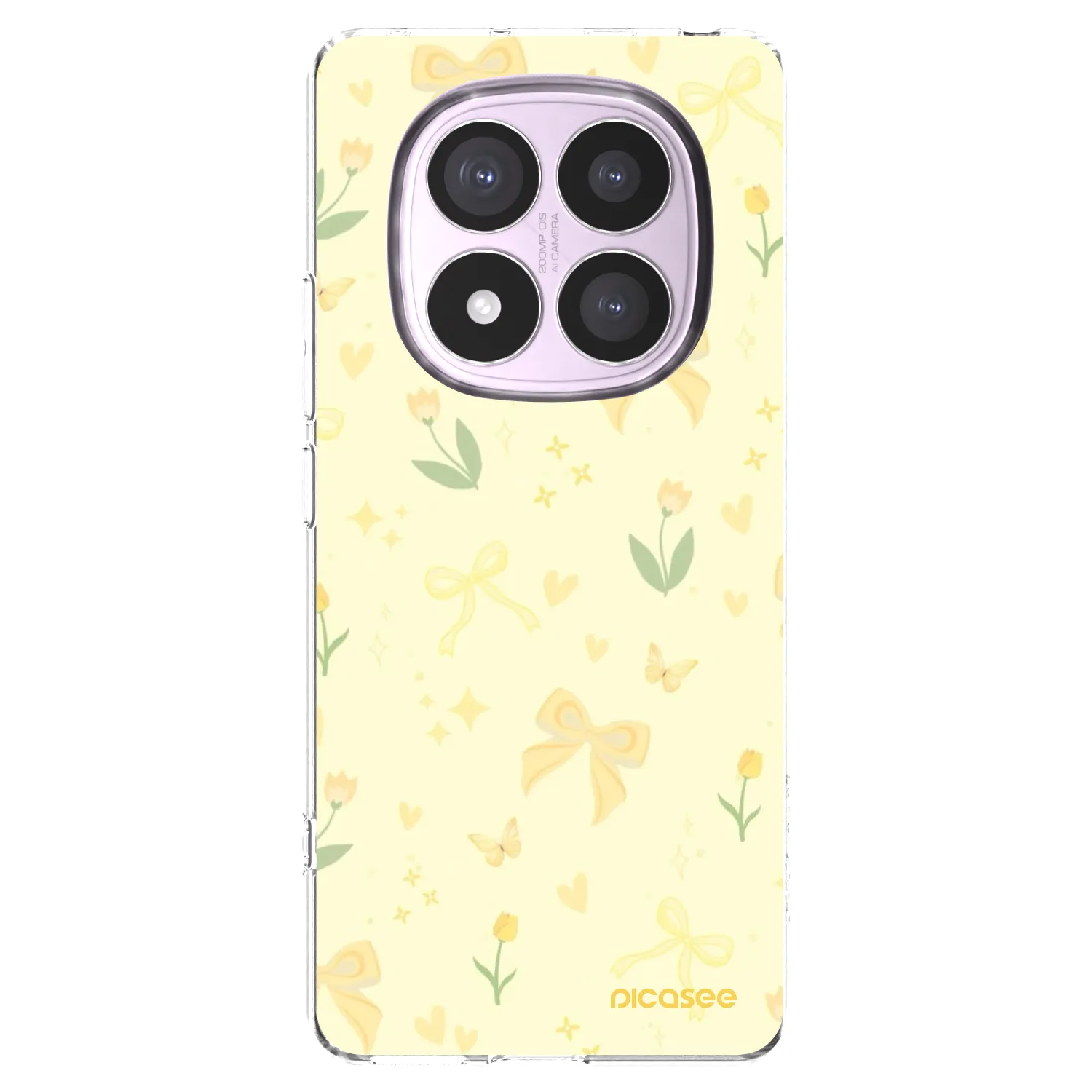 Picasee διαφανής θήκη σιλικόνης Xiaomi Redmi Note 14 Pro 4G - Honey Blossom