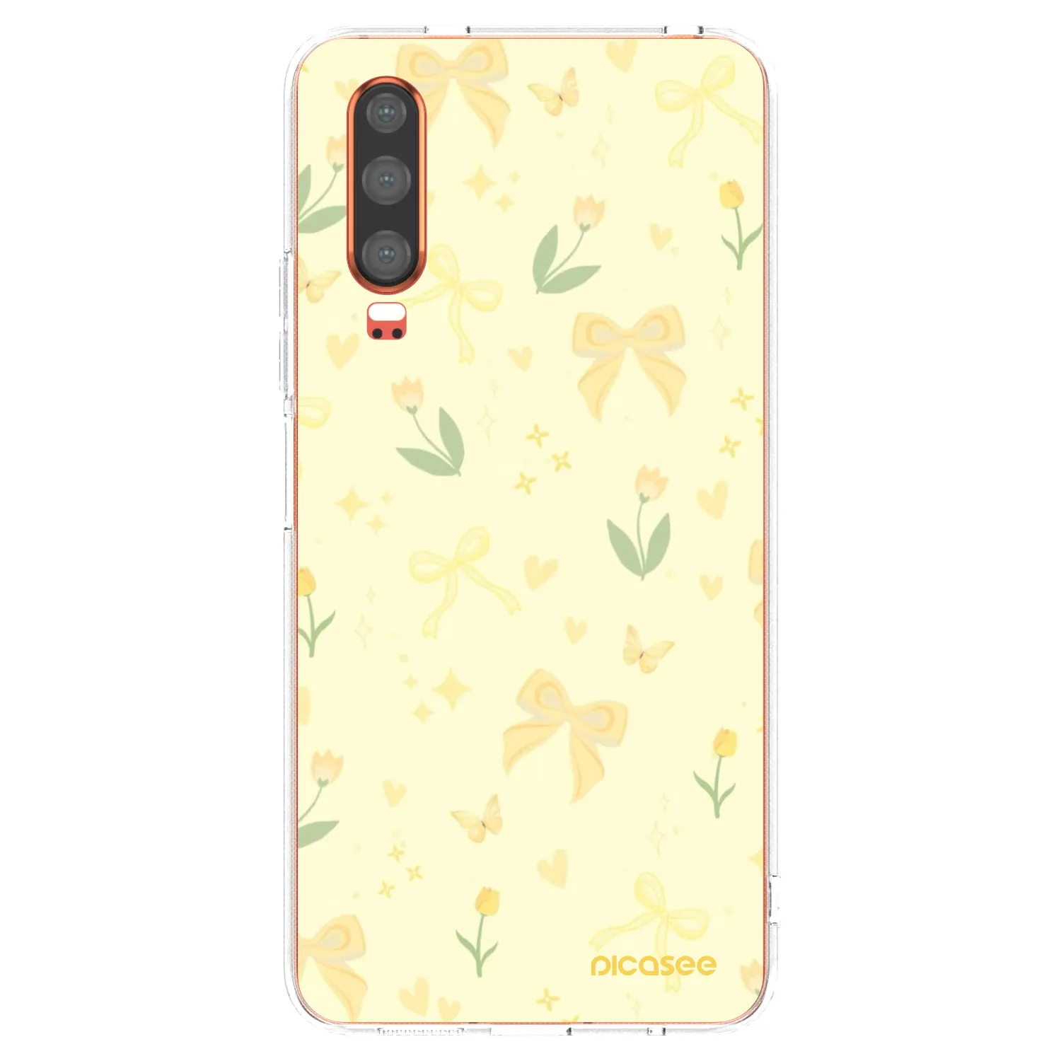 Picasee διαφανής θήκη σιλικόνης Huawei P30 - Honey Blossom