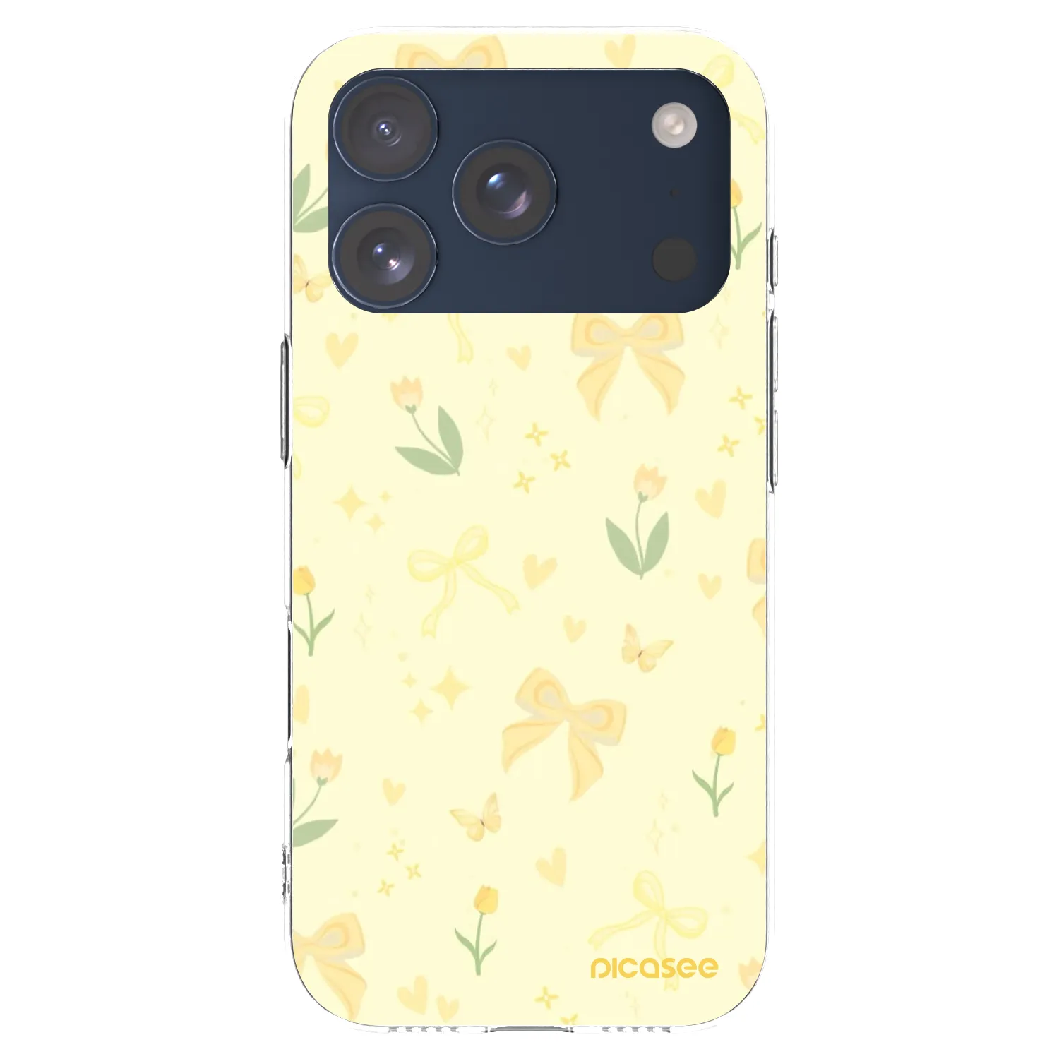 Picasee διαφανής θήκη σιλικόνης Apple iPhone 17 Pro - Honey Blossom