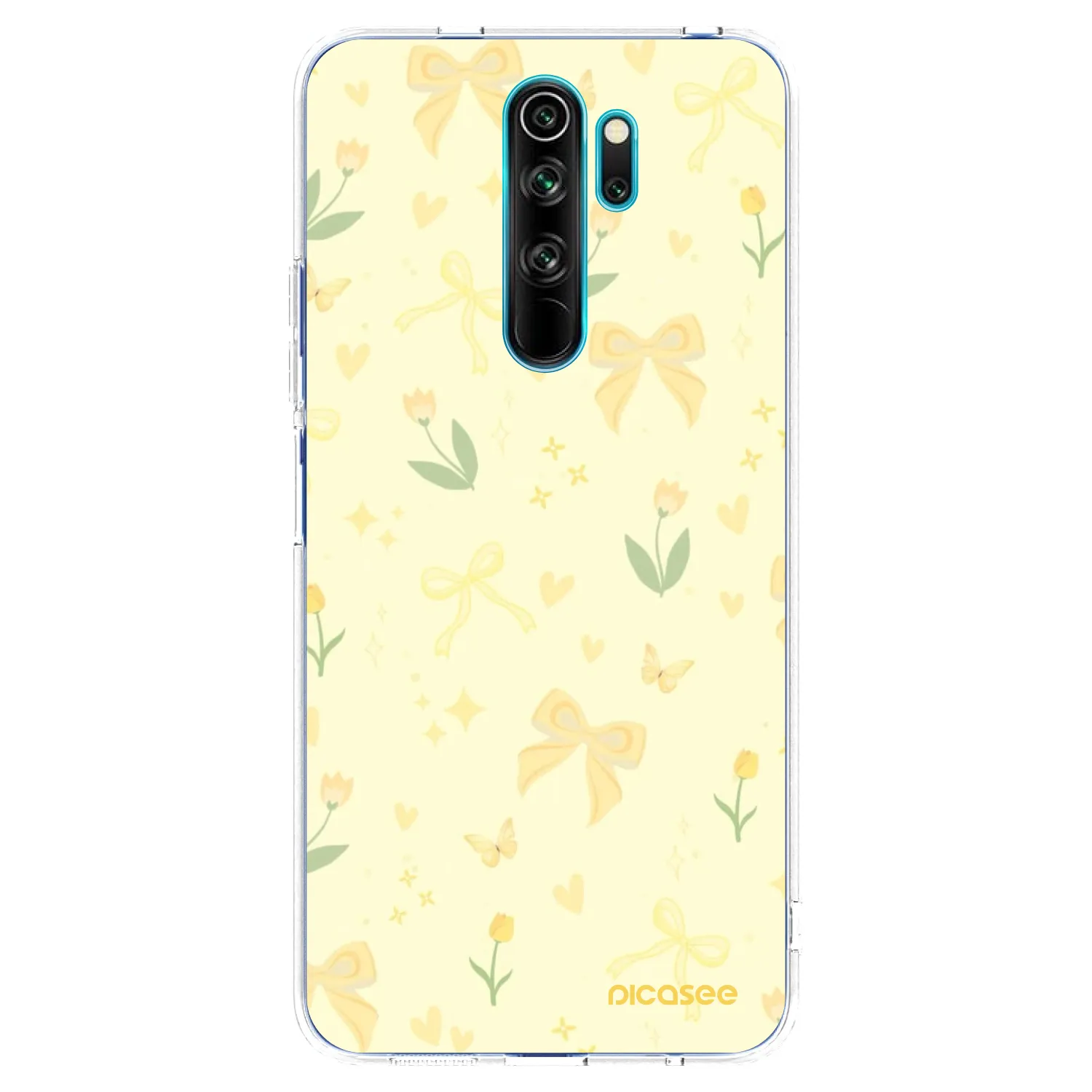 Picasee διαφανής θήκη σιλικόνης Xiaomi Redmi Note 8 Pro - Honey Blossom