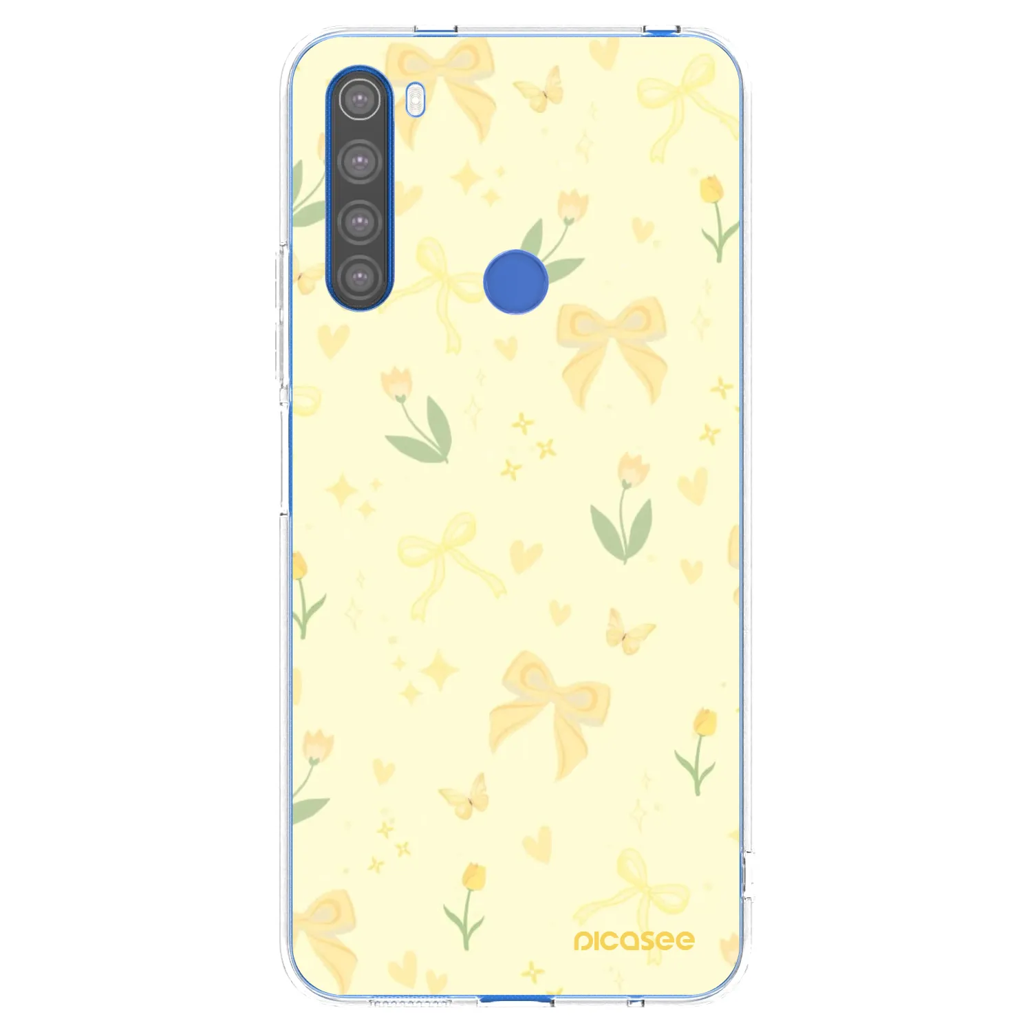 Picasee διαφανής θήκη σιλικόνης Xiaomi Redmi Note 8T - Honey Blossom