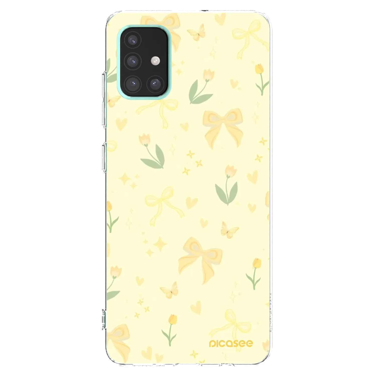Picasee διαφανής θήκη σιλικόνης Samsung Galaxy A51 A515F - Honey Blossom