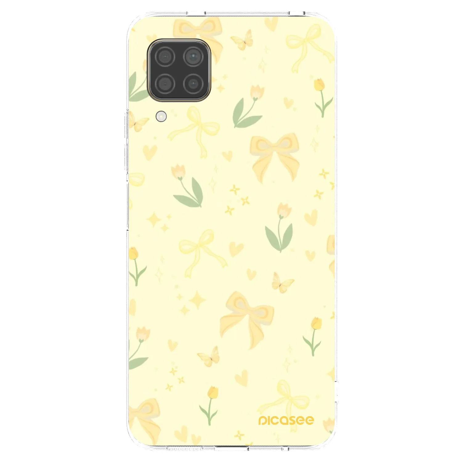 Picasee διαφανής θήκη σιλικόνης Huawei P40 Lite - Honey Blossom