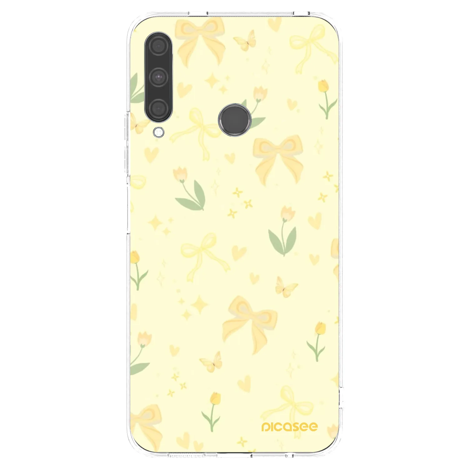 Picasee διαφανής θήκη σιλικόνης Huawei P40 Lite E - Honey Blossom